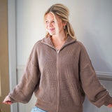 Louise Zip-up Cardi