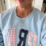 Pray Patchwork Pullover