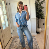 Asheville Collared Top