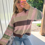 Happy Stripe Sweater