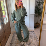 Worn-In Pullover- sage