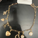 Heart of Gold Charm Necklace