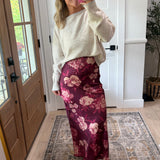 Bordeaux Bloom Maxi