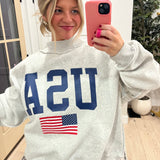 USA Reversible Mockneck