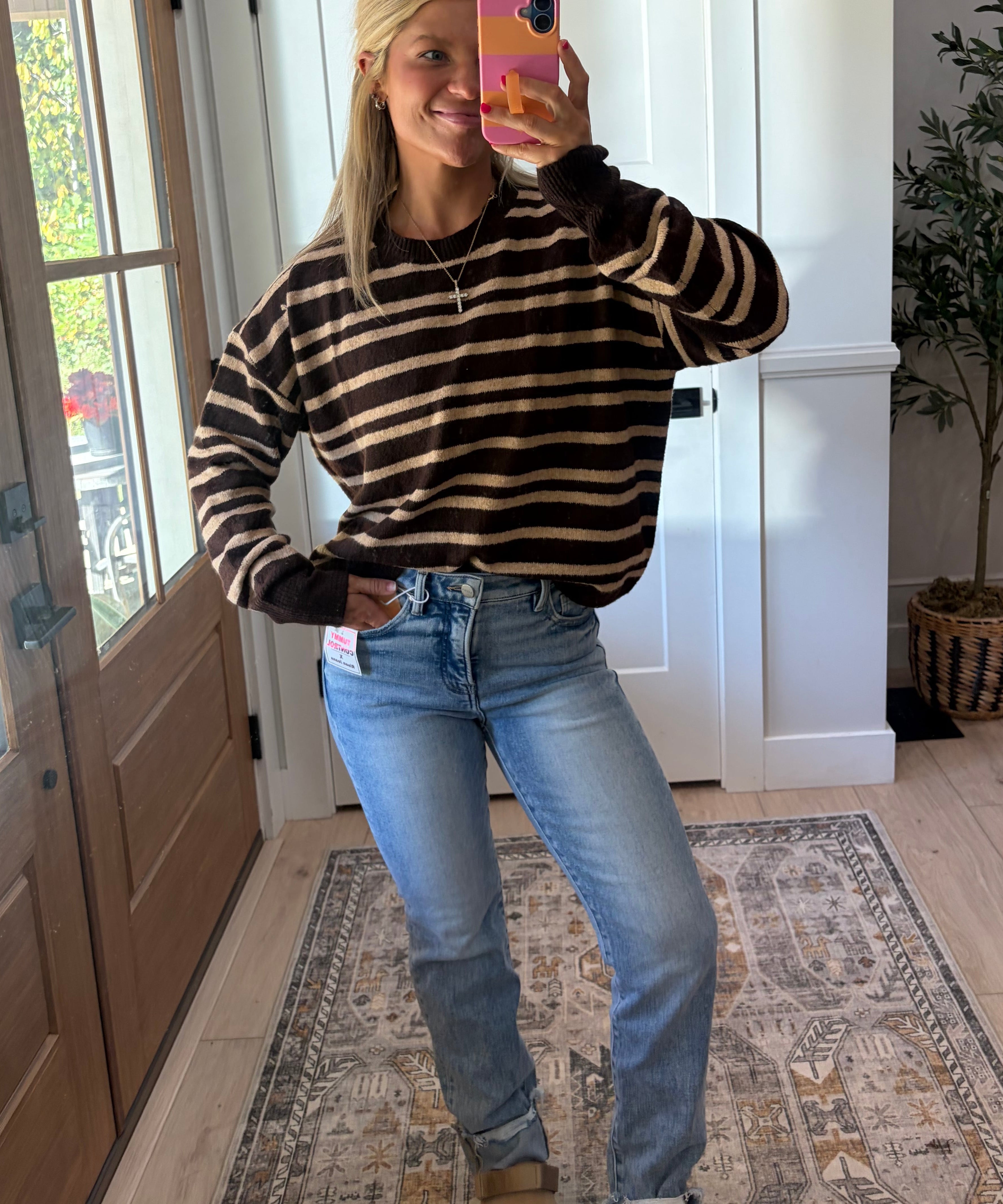 Cocoa Hour Sweater - chocolate