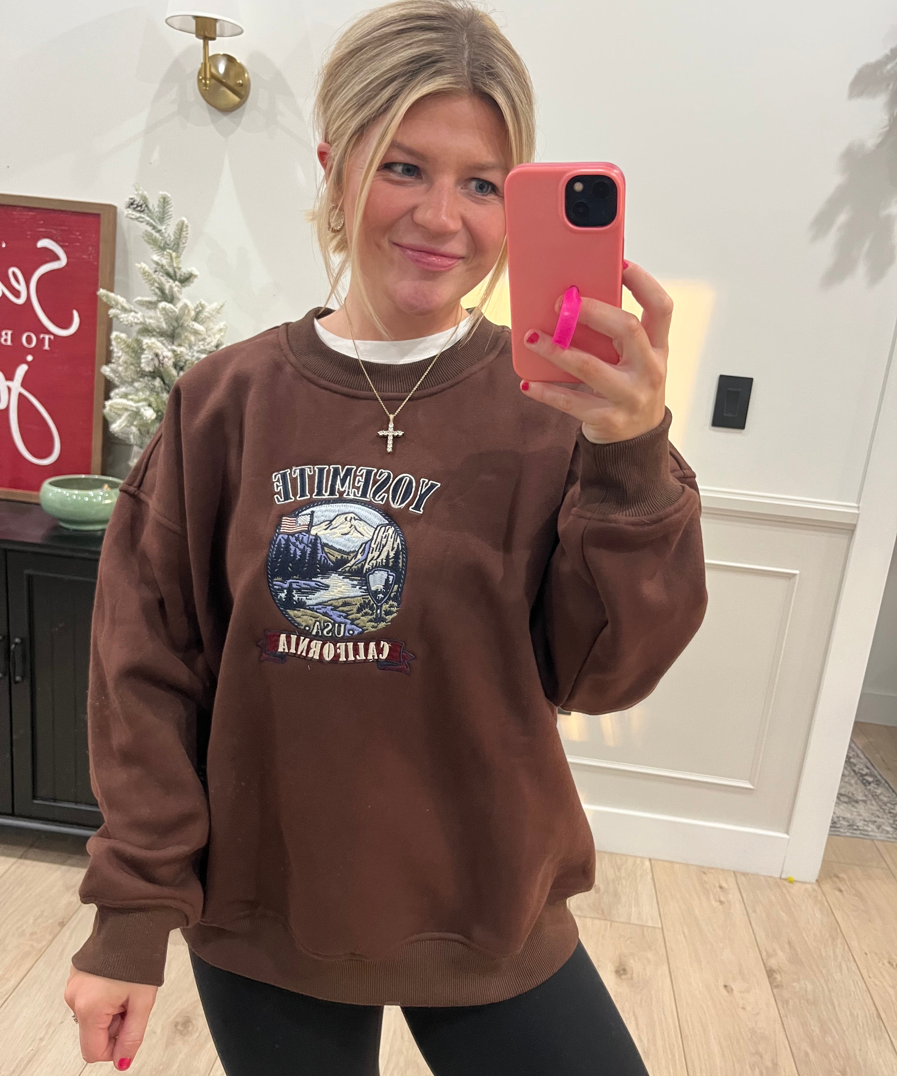 Yosemite Embroidered Pullover