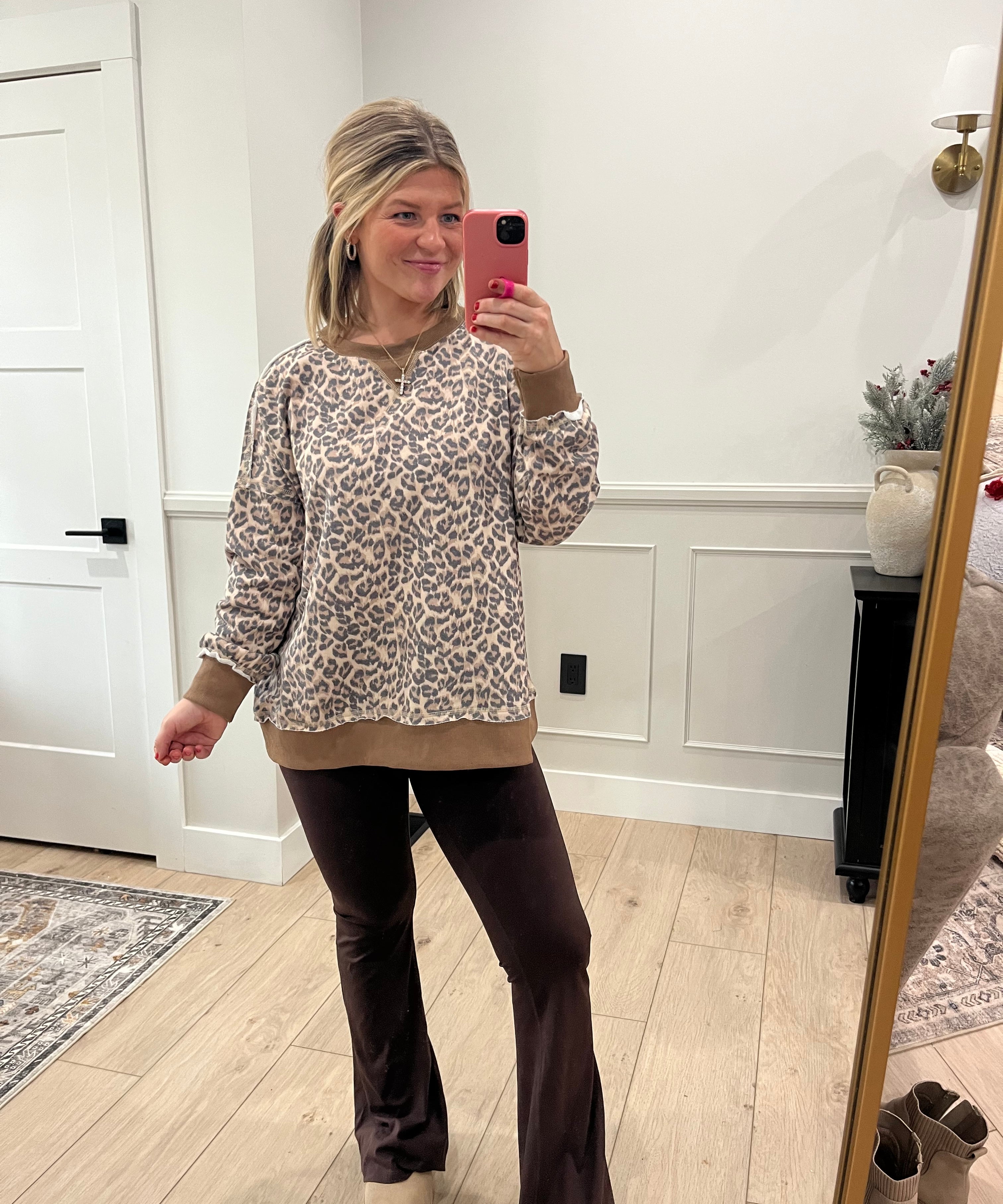 Lost in Leapord Pullover