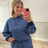 Spring Fling - Blue Stripe Shorts