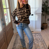Cocoa Hour Sweater - chocolate