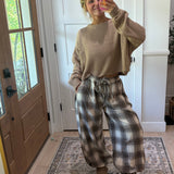 Autumn Plaid Joggers