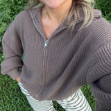 Louise Zip-up Cardi