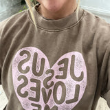 Jesus Loves Me Mockneck