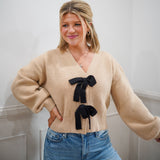Cocoa Ties Pullover Cardi