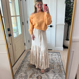 Sandy Sway Tiered Maxi