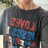 Love Jesus & America Too Tee