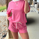 Fuschia Lines Set