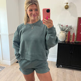 Woodland Fleece - Ash Jade