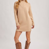 Burgundy Bliss Sweater Dress