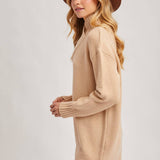 Burgundy Bliss Sweater Dress