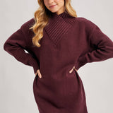 Burgundy Bliss Sweater Dress